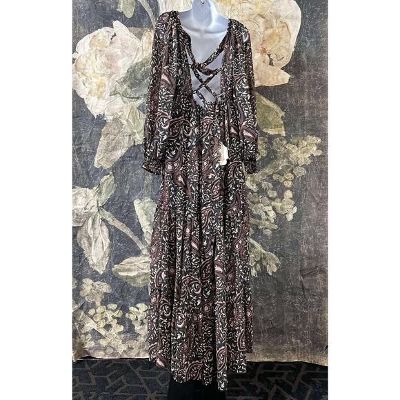 New Free People Folklore Maxi Dress Size small - Picture 5 of 9